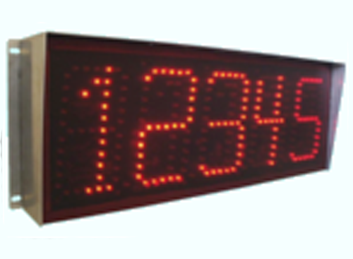 RIP 160 HE > Ripetitore di peso con display alfanumerico a 5 caratteri / cifre, altezza 160 mm,