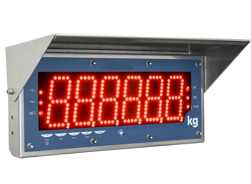 RDGT100 > Indicatore / Ripetitore di peso con grande display 100 mm superluminosi. 