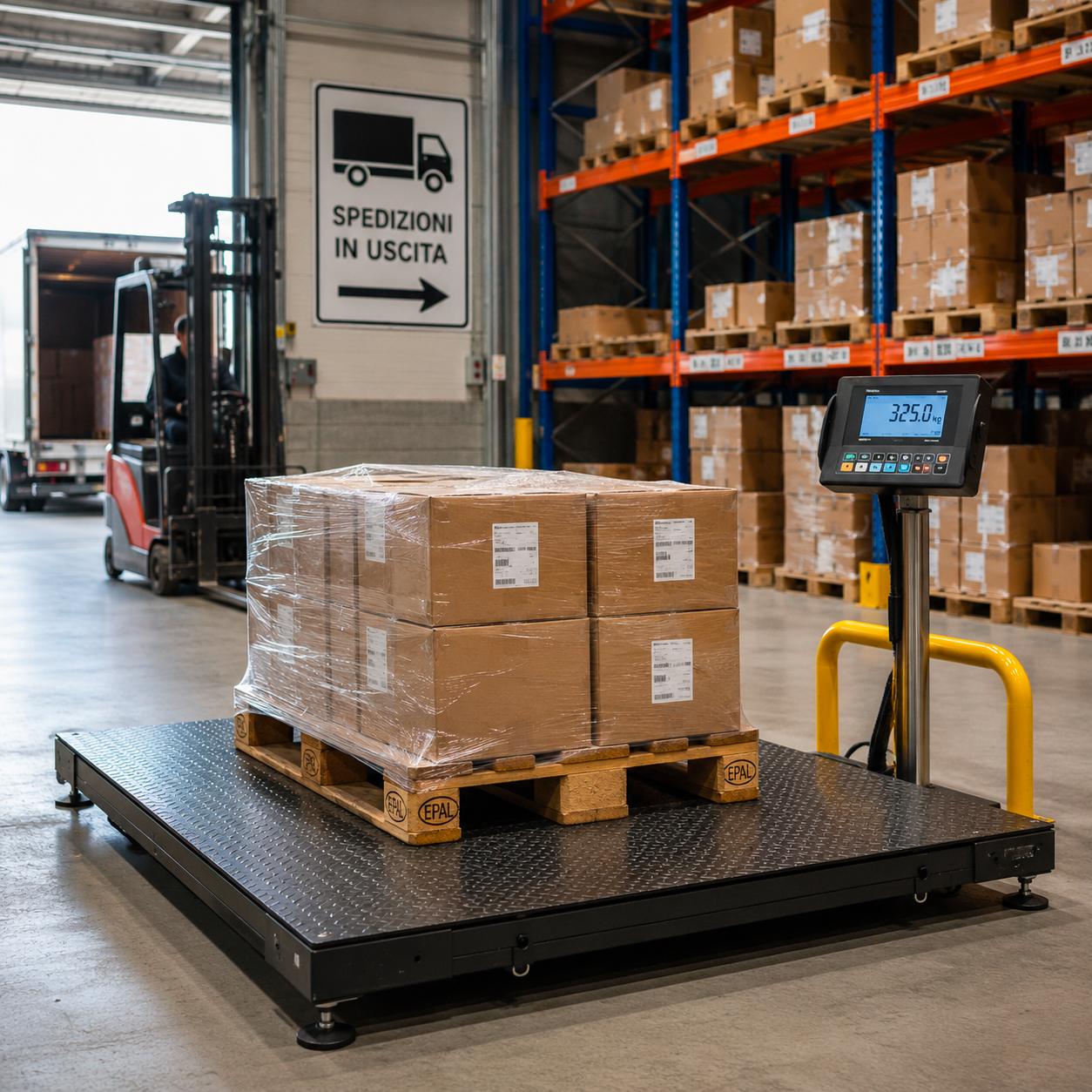 Bilance industriali professionali per magazzino e logistica