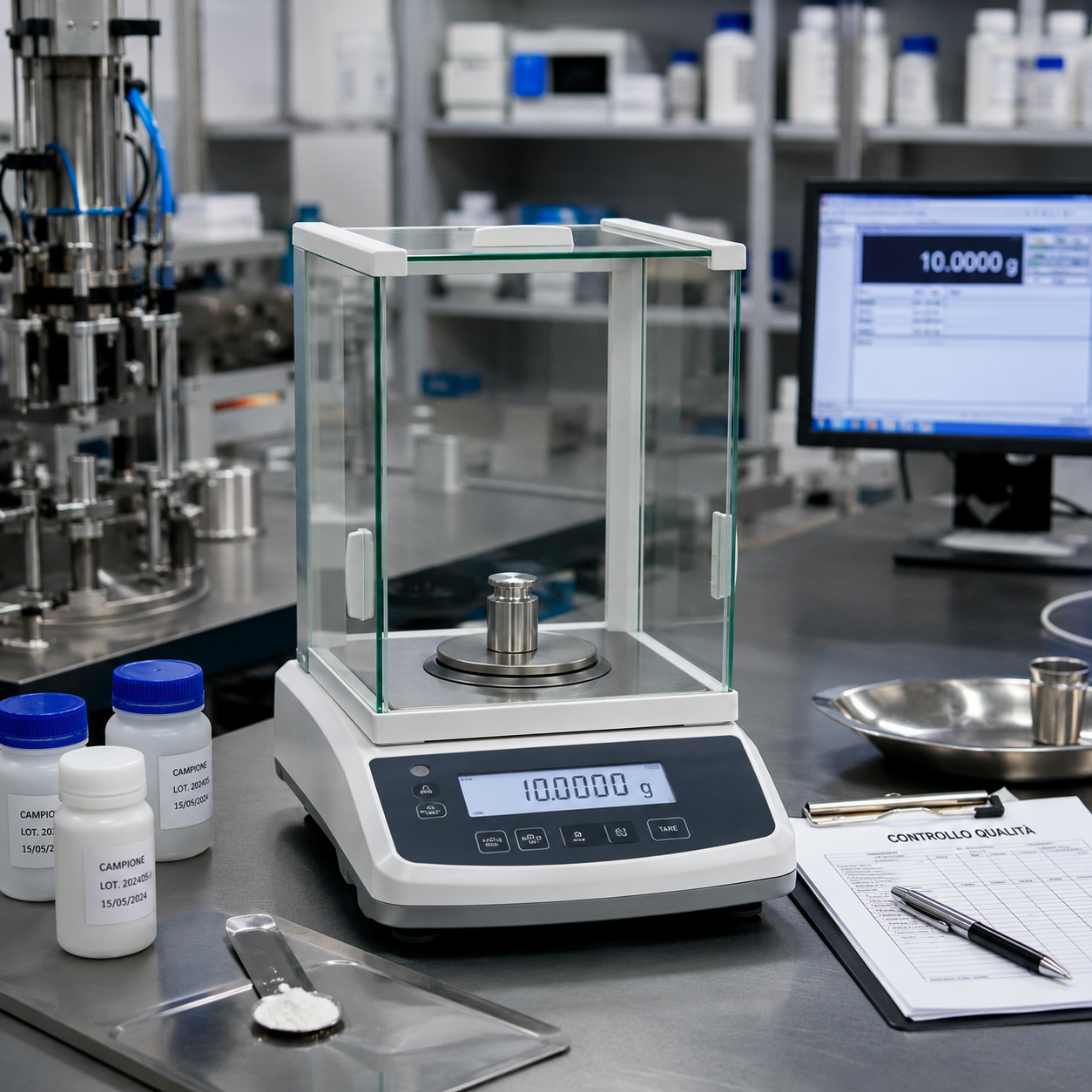 Bilance industriali di precisione per laboratori e controllo qualità