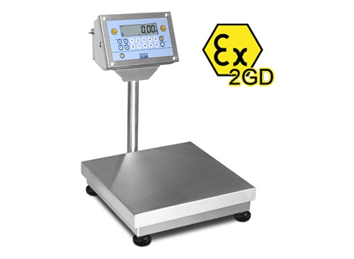  PESA 2GD > Bilance da banco in acciaio INOX per zone ATEX 1, 21, 2, 22 